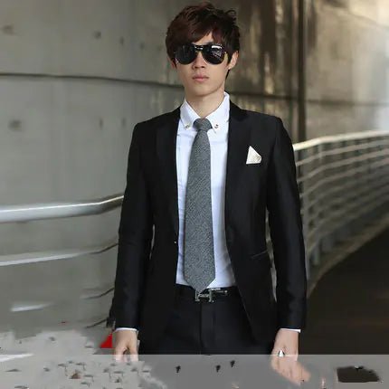 Traje de hombre ajustado de invierno para bodas - Vant