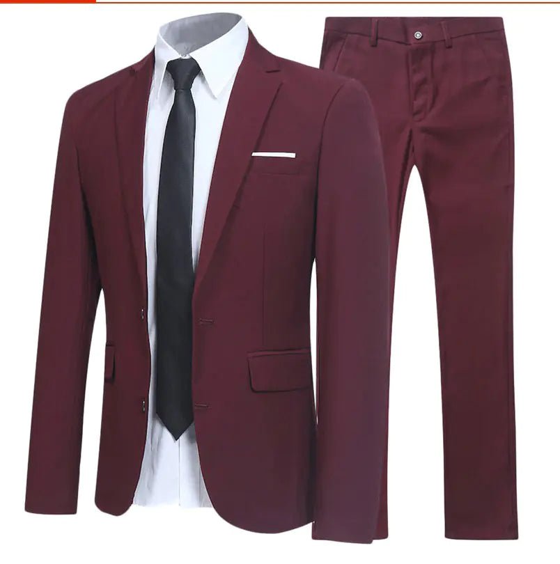 Traje formal de hombre de corte slim para bodas y negocios - Vant
