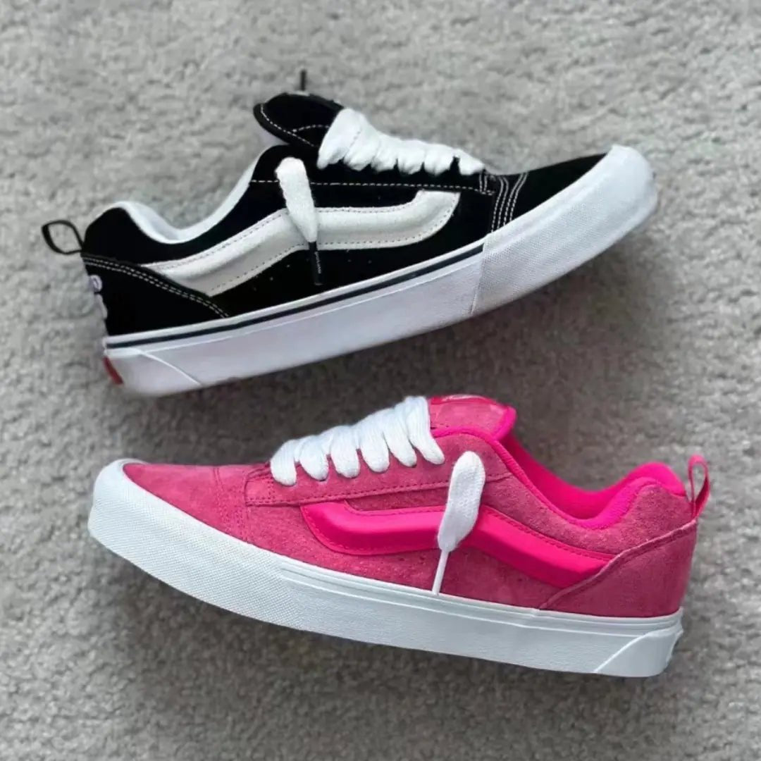 Vans Knu Skool Dragon Fruit Retro Casual Sneakers - Vant