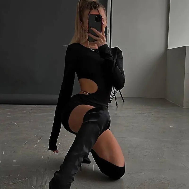 Vestido corto con manga larga - Vant