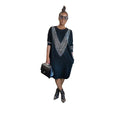 Vestido holgado informal de mujer para otoño/invierno - Vant