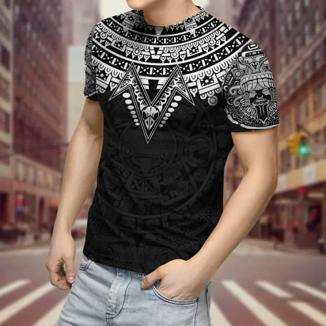 Camiseta de poliester para hombre