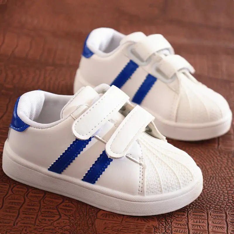 Zapatillas deportivas blancas con punta de goma para niños - Vant
