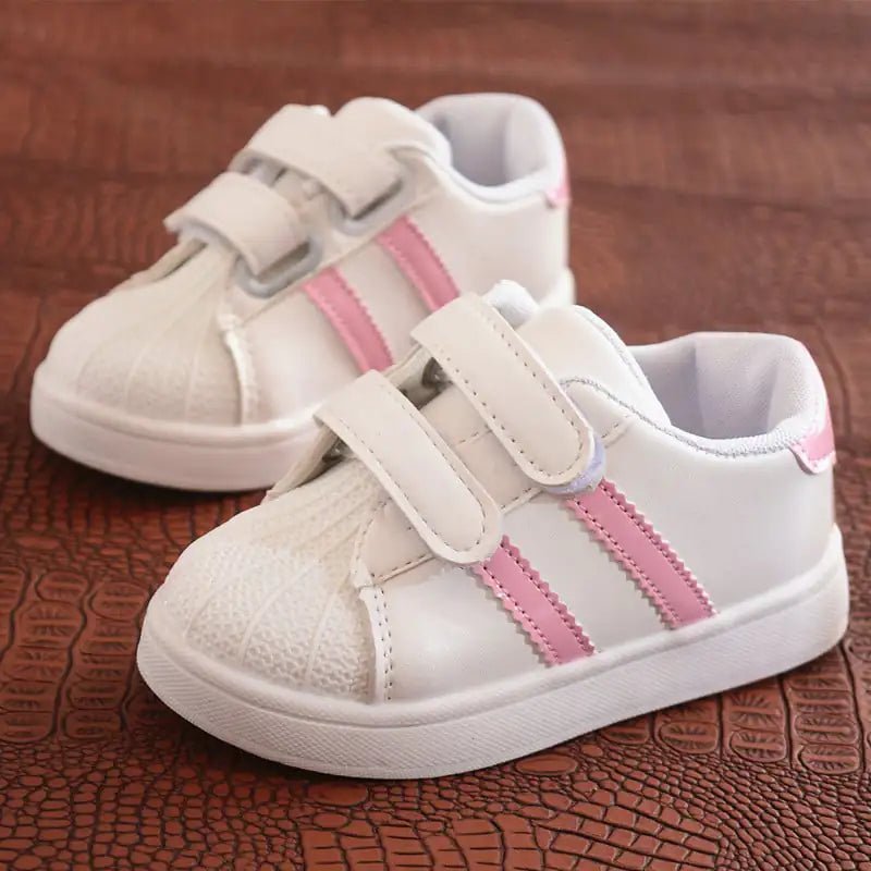 Zapatillas deportivas blancas con punta de goma para niños - Vant